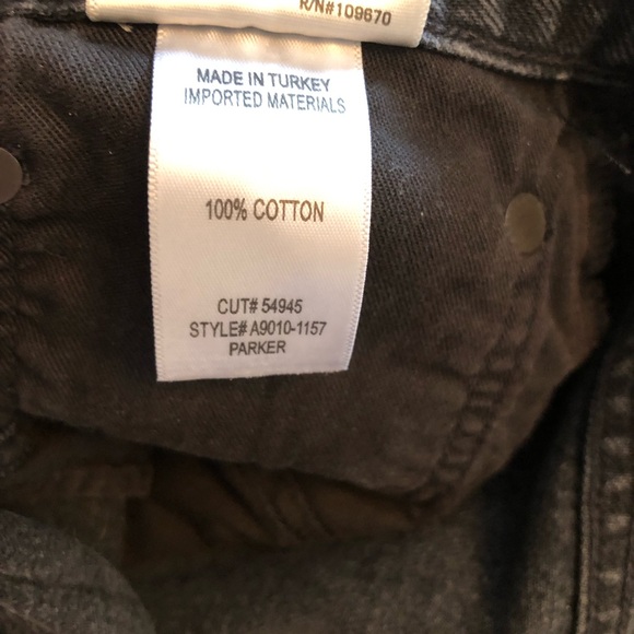 Agolde Black Jean Shorts Distressed Frayed Hem - Picture 4 of 4